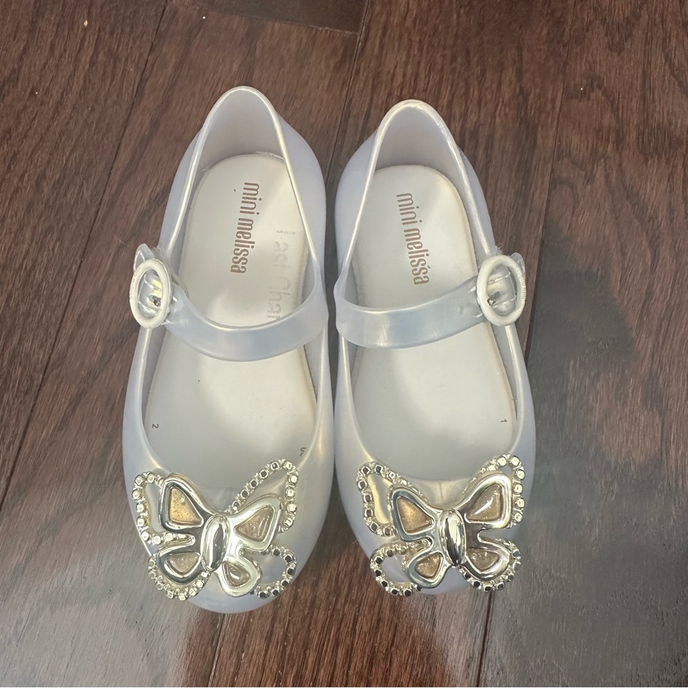 Mini Melissa size 7 slip on shoes